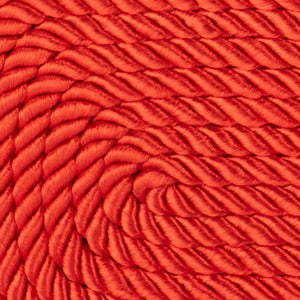 Martina Coiled Rope Clutch | Red