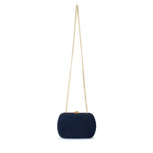 Load image into Gallery viewer, Martina Coiled Rope Clutch | Navy