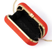 Load image into Gallery viewer, Martina Coiled Rope Clutch | Red