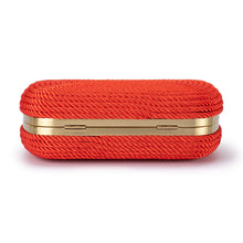 Load image into Gallery viewer, Martina Coiled Rope Clutch | Red