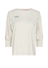 Load image into Gallery viewer, Zoey O-3/4 Mélange Tee | Birch
