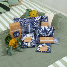 Load image into Gallery viewer, Linen Laundry Bag | Navy Natives