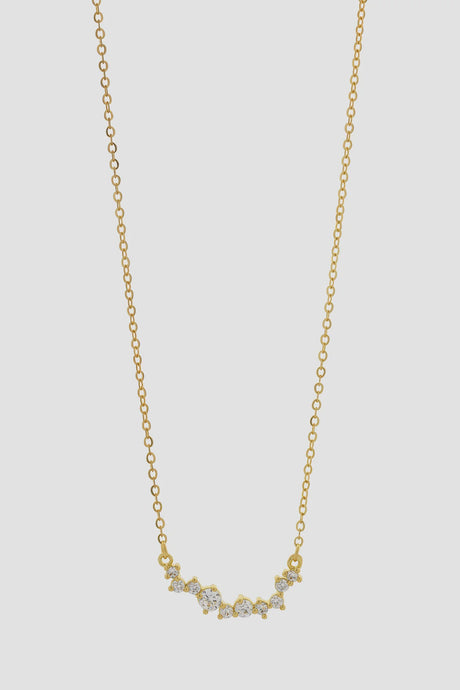 Nico Gold Clear Necklace