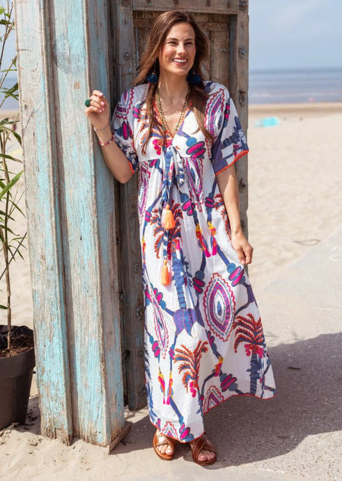 Rosa Dress | Long Blue Bird