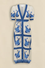 Load image into Gallery viewer, Portrait Dress | Azure Collage