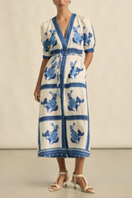 Load image into Gallery viewer, Portrait Dress | Azure Collage