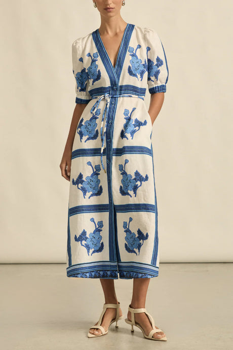 Portrait Dress | Azure Collage