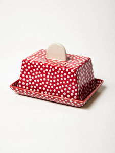 Chino Butter Dish  l Red Spot