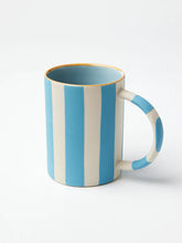 Load image into Gallery viewer, Happy Stripe Blue Mug