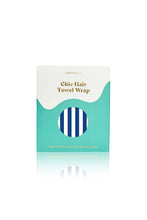 Load image into Gallery viewer, Riva Hair Towel Wrap | fontina stripe