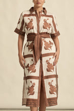 Load image into Gallery viewer, Roam Dress | Coffee Collage