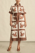 Load image into Gallery viewer, Roam Dress | Coffee Collage