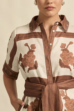 Load image into Gallery viewer, Roam Dress | Coffee Collage