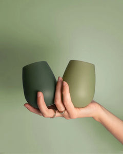 sage + olive | fegg | silicone unbreakable glasses