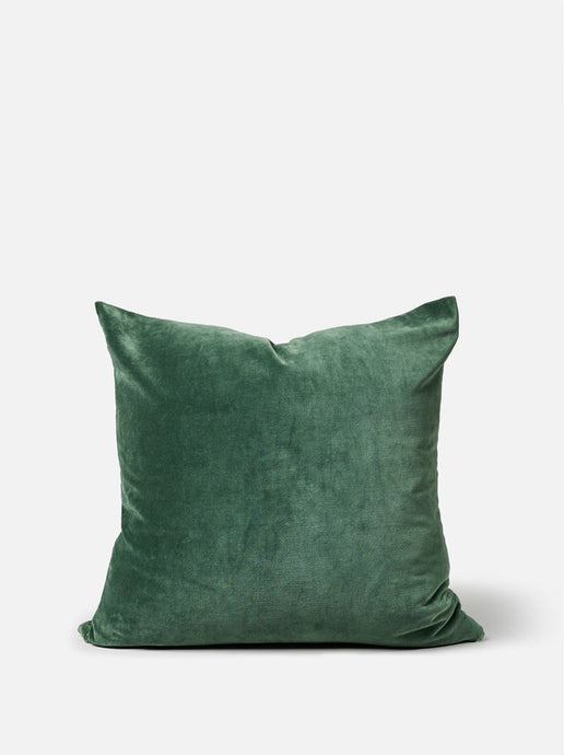 Velvet Cushion | Duck Green