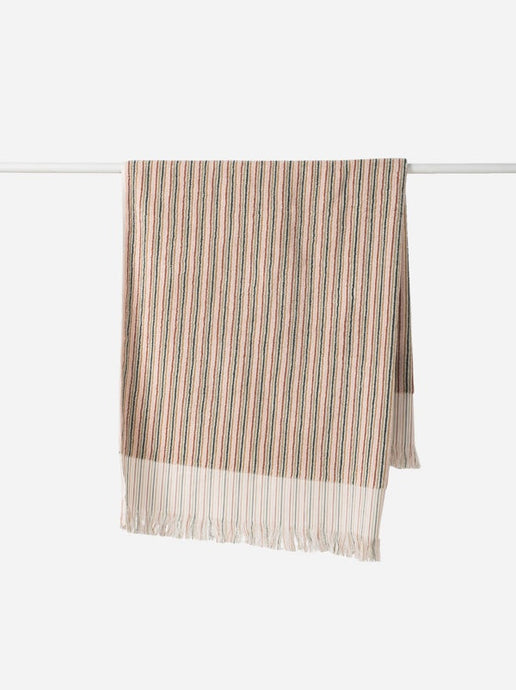 Alice Cotton Bath Towel | Moss/Multi