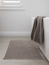 Load image into Gallery viewer, Stripe Cotton Bath Towel | Cocoa/Bone