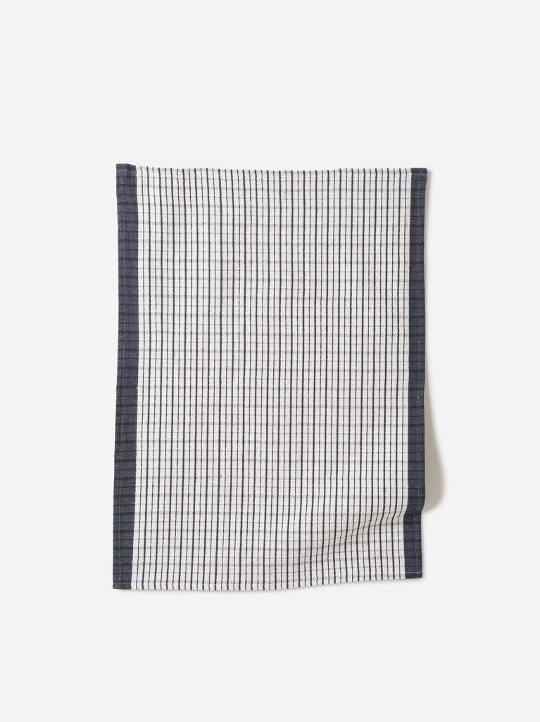 Heavy Cotton Tea Towel | Navy/White