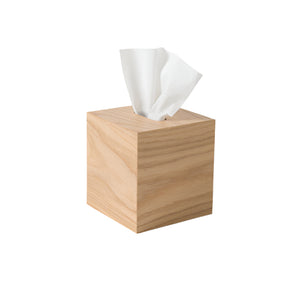 Oku Tissue Box Small | Natural Oak