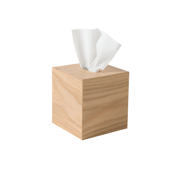 Oku Tissue Box Small | Natural Oak