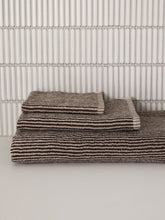 Load image into Gallery viewer, Stripe Cotton Hand Towel | Cocoa/Bone