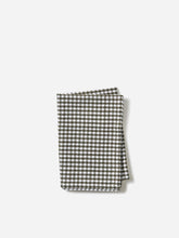 Load image into Gallery viewer, Gingham Washed Cotton Tea Towel | Olive