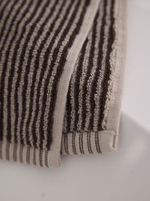 Load image into Gallery viewer, Stripe Cotton Hand Towel | Cocoa/Bone