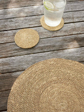 Load image into Gallery viewer, Woven Coaster | Natural Set/4
