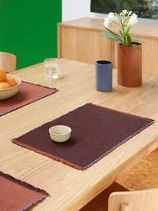 Albers Placemat | Mulberry/Brick