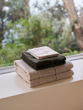 Load image into Gallery viewer, Pia Cotton Face Cloth | Oat/Multi