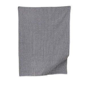 Gingham Washed Cotton Tea Towel