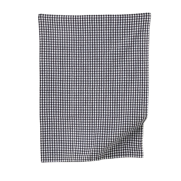 Gingham Washed Cotton Tea Towel