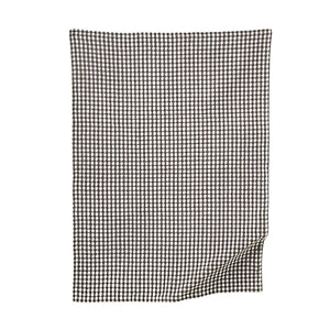 Gingham Washed Cotton Tea Towel