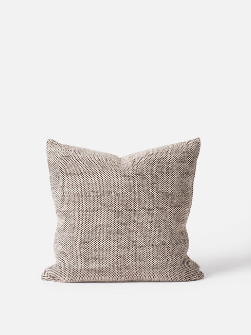 Hutt Wool Cushion | Mulberry/Natural