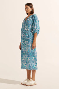 Sojourn Dress | Sapphire tile