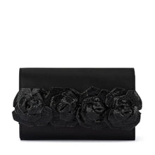 Load image into Gallery viewer, Stella Rosette Clutch | Black