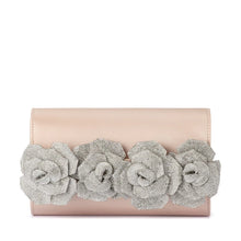 Load image into Gallery viewer, Stella Rosette Clutch | Natural