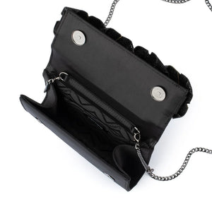 Stella Rosette Clutch | Black
