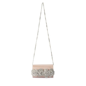 Stella Rosette Clutch | Natural