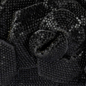 Stella Rosette Clutch | Black