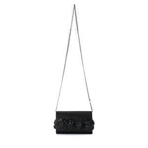 Stella Rosette Clutch | Black