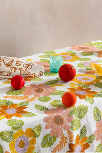 Sunset Floral Tablecloth 250cm x 145cm
