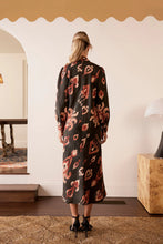 Load image into Gallery viewer, Alisha Ikat Dress | Charcoal