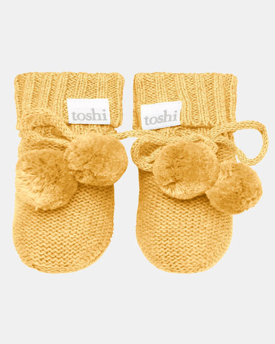Organic Booties Marley - Butternut