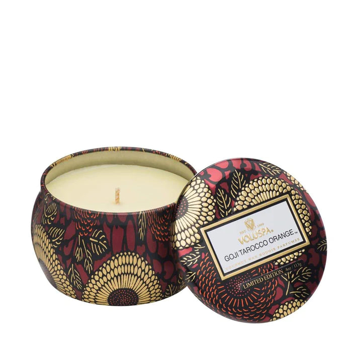 Goji Tarocco Orange | Tin Candle