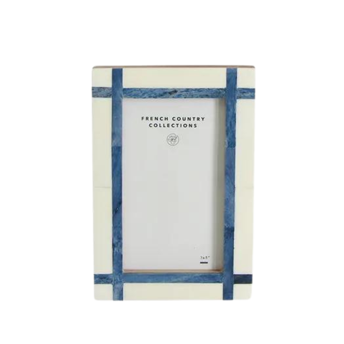 Blue Pattern Photo Frame 5x7