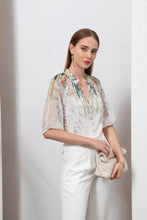 Load image into Gallery viewer, Violette Silk Blouse | Print