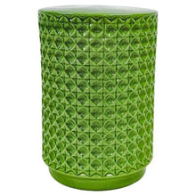 Load image into Gallery viewer, Deliz Green Ceramic Stool