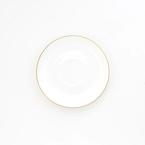 White Teacup & Saucer XL - 375mL