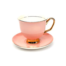 Load image into Gallery viewer, Pale Pink Teacup &amp; Saucer XL - 375mL